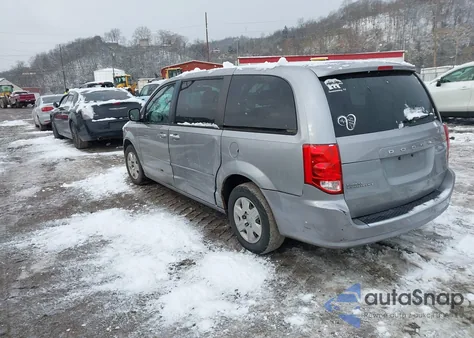 2013 Dodge Grand Caravan Se z USA, uszkodzony, nr VIN 2C4RDGBG2DR642245